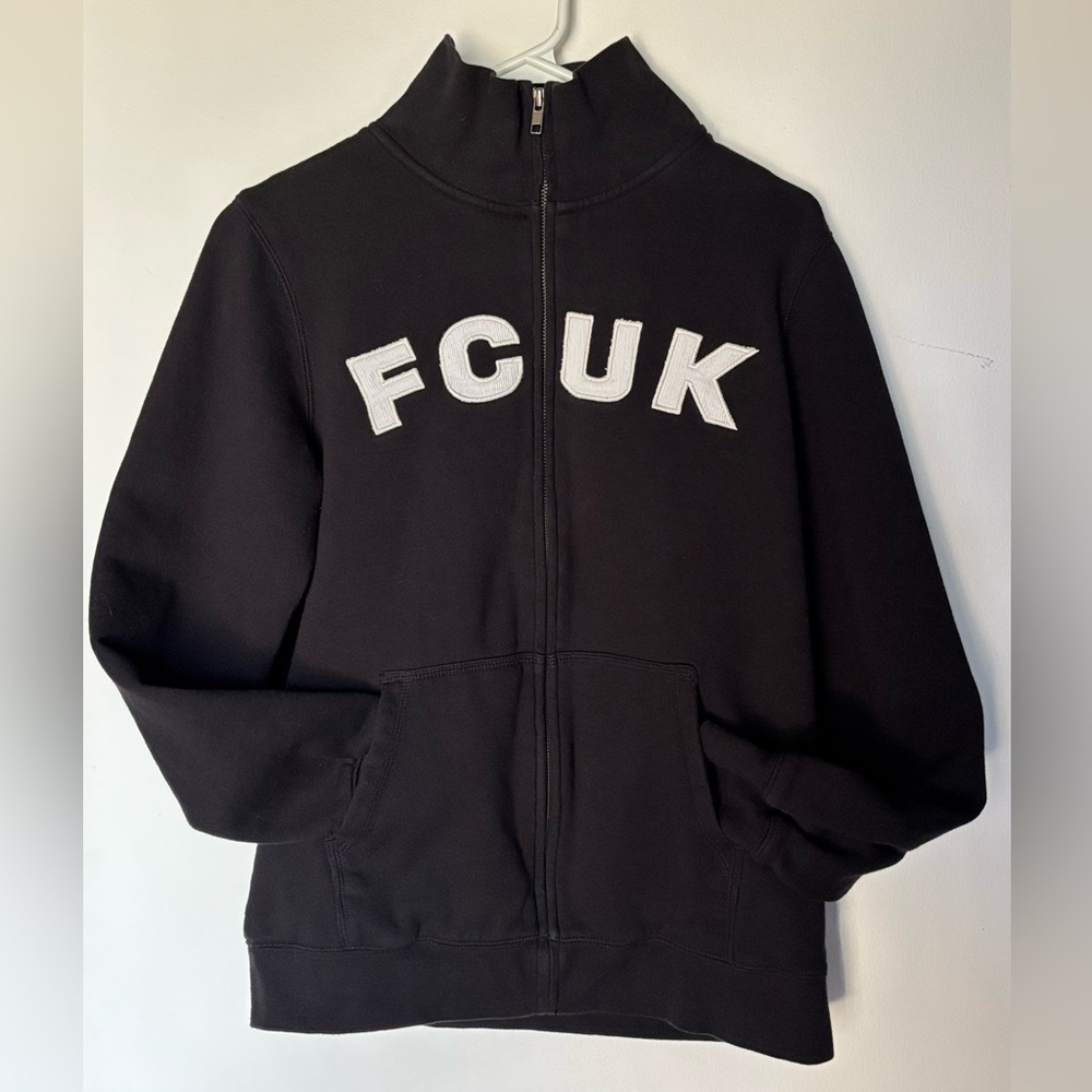 Vintage FRENCH CONNECTION Zip Up Sweater